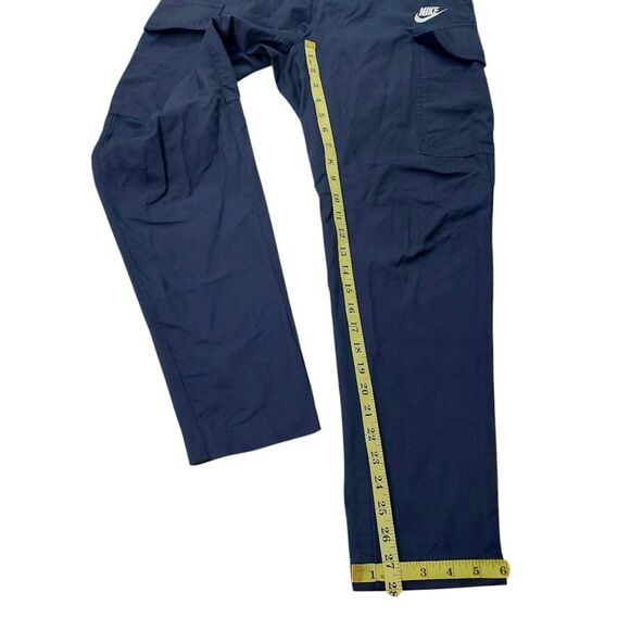 Nike Cargo Jogger Pants Mens Small Navy Lightweight Comfort Athleisure Gym - Picture 11 of 11